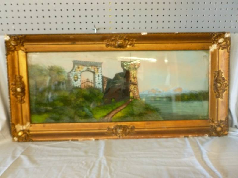 lot 173 image: Vintage Painting