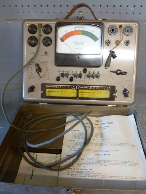lot 189 image: Vintage Tube Tester