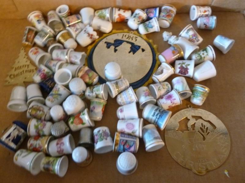lot 247 image: Sewing Thimbles