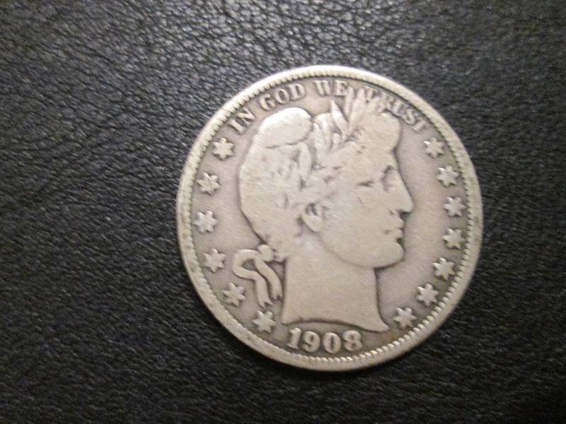 lot 14 image: 1908 O Half Dollar...
