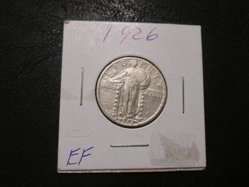lot 15 image: 1926 Quarter Dollar EF...