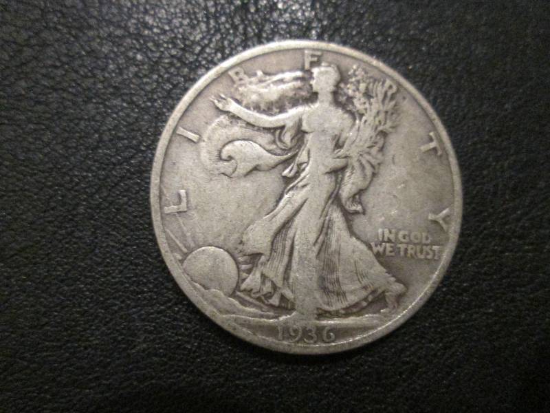 lot 21 image: 1936 Half Dollar...