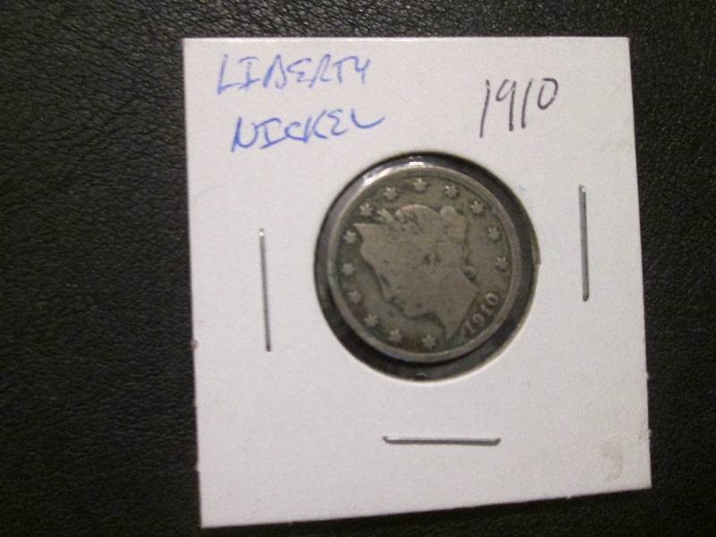 lot 25 image: 1910 Liberty Nickel...