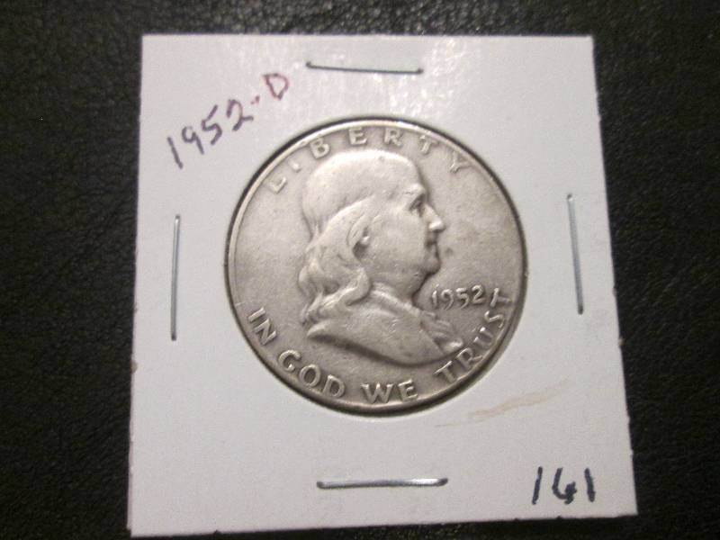 lot 33 image: 1952 D Half Dollar...