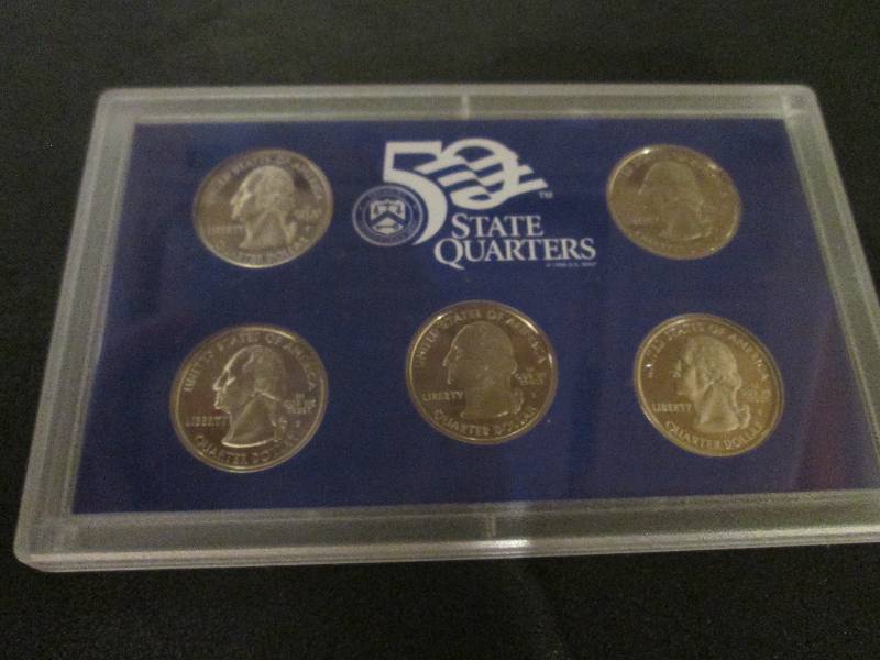lot 54 image: 2005 S State Quarter proof set...