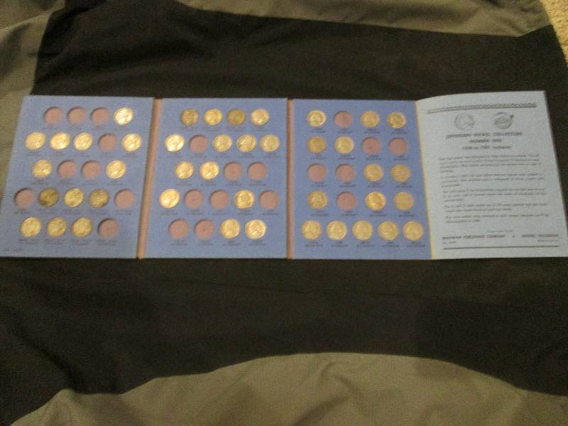 lot 64 image: Book of Jefferson Nickels 1930s - 1...