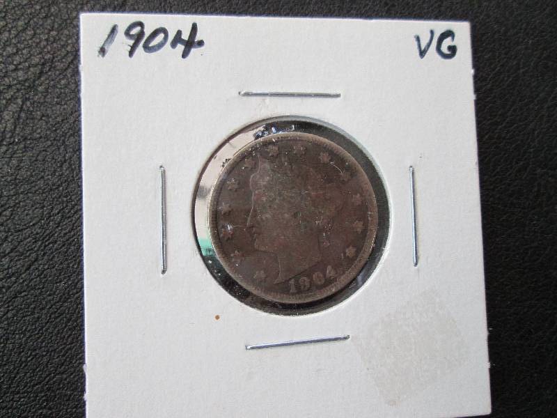lot 78 image: 1904 Nickel vg...