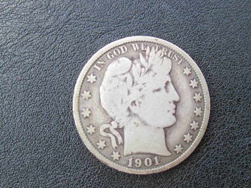 lot 79 image: 1901 Half Dollar...