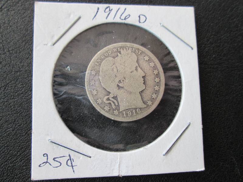 lot 84 image: 1916 D Quarter Dollar...