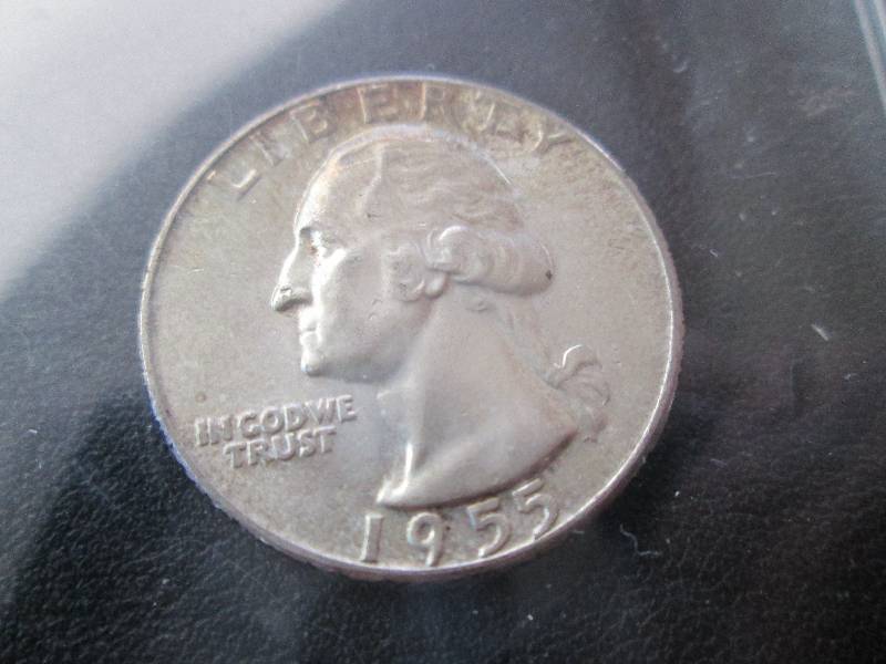 lot 91 image: 1955 Uncirculated Quarter...