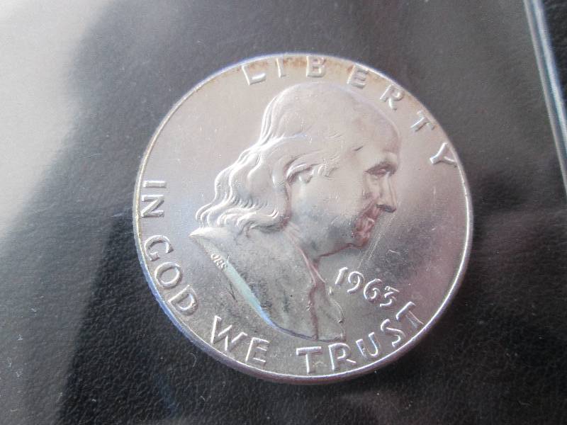 lot 93 image: 1963 Half Dollar uncirculated...