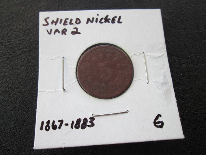 lot 95 image: Shield Nickel 1867 - 1883...
