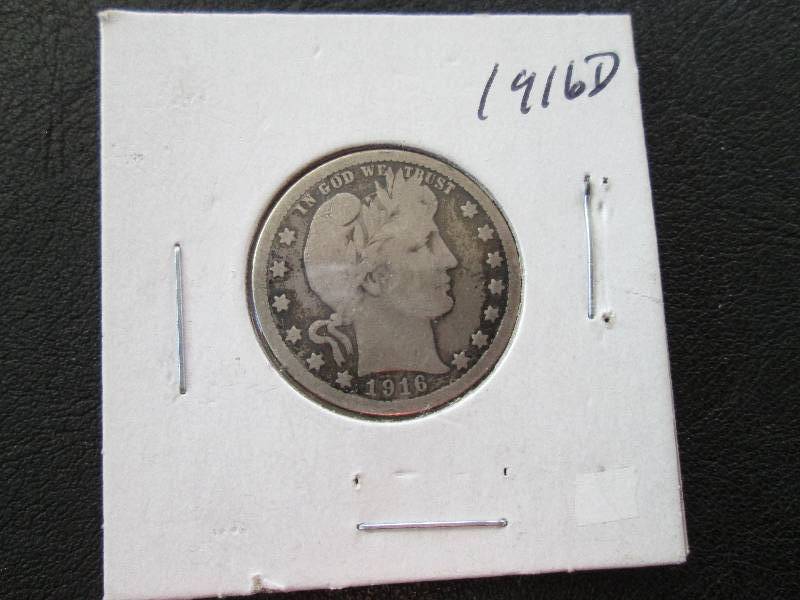 lot 97 image: 1916 D Quarter Dollar...