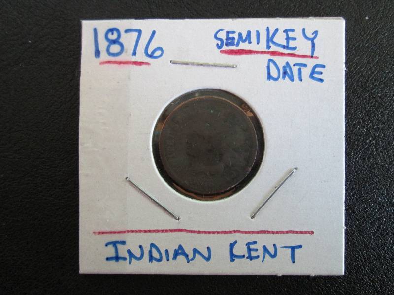 lot 106 image: 1876 Indian Head penny...
