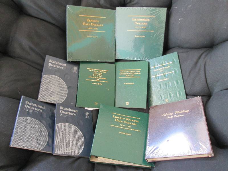 lot 111 image: Lot of coin books and albums...
