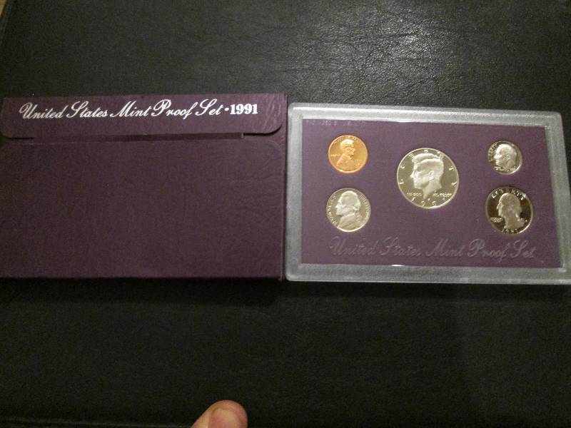 lot 112 image: 1991 United States Mint Proof Set...