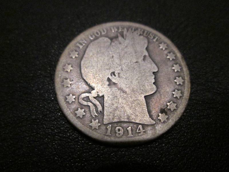 lot 130 image: 1914 S Half Dollar...