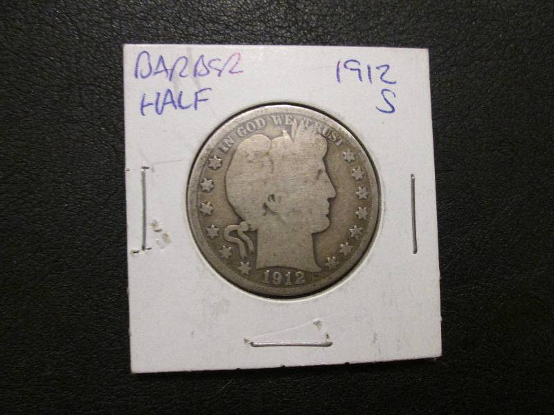 lot 137 image: 1912 S Half Dollar...