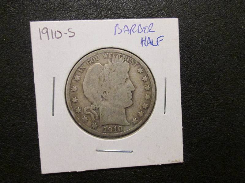 lot 138 image: 1910 S Half Dollar...