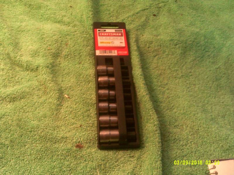 CRAFTSMAN 6 PC HEX BIT SOCKET SET