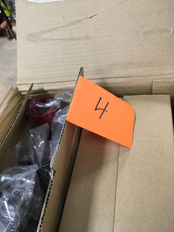 lot 4 image: Dyson Ball Complete Upright Vacuum with Extra Tools, RedsPinks open box never used