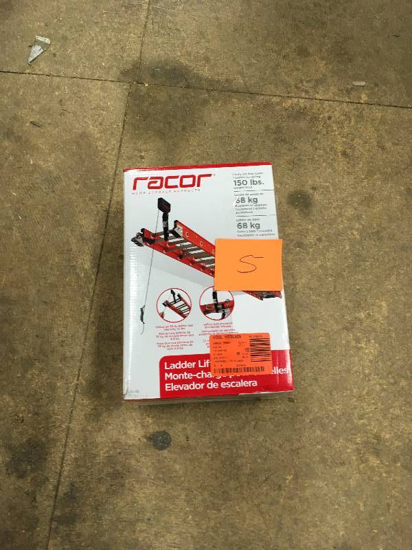 lot 5 image: Racor Ladder Lift new