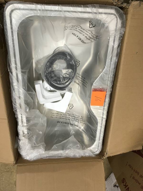 lot 16 image: Whitehaus Collection Noah&aposs Drop-in Sink New