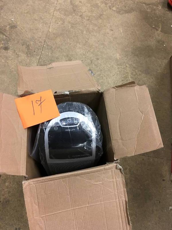 lot 17 image: Lasko Digital Ceramic Tower Heater with Remote Control  open box not used