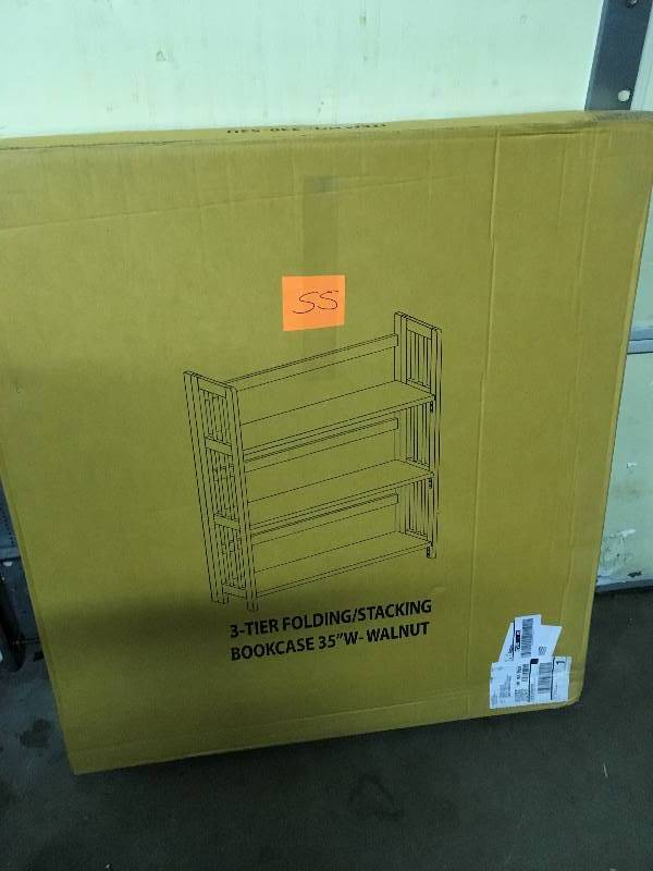 lot 55 image: Yu Shan Co USA Ltd Folding Stackable Bookcase 35W