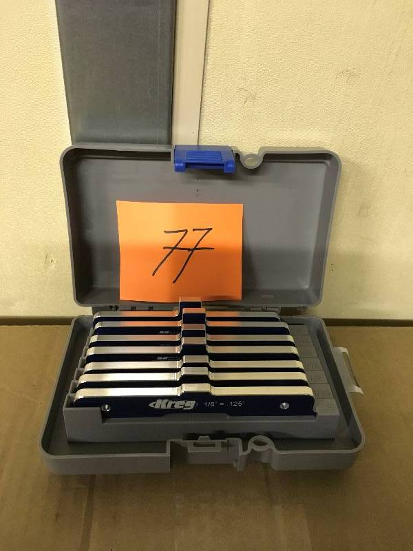 lot 77 image: Kreg Precision Router Table Setup Bars not used