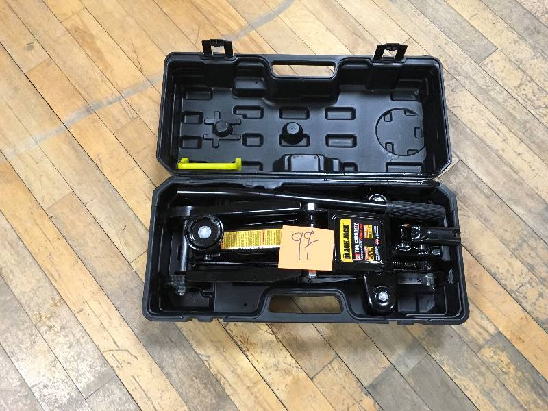 lot 97 image: Torin Black Jack 2 Ton 360 Degree Handle Hydraulic Trolley Jack  open box not used