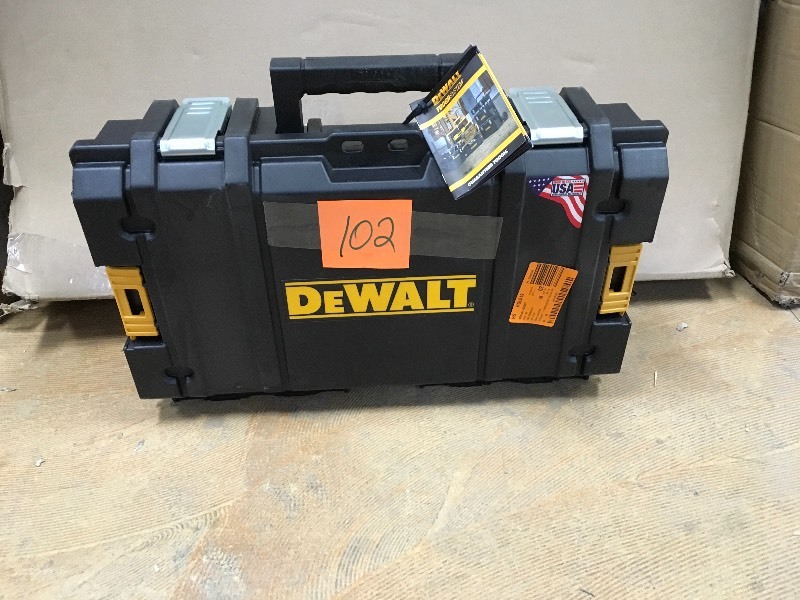 lot 102 image: Dewalt Tough System DS130 Tool Box not used