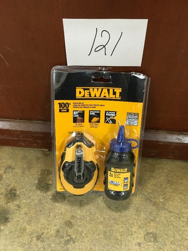 lot 120 image: Dewalt Chalkline Kit