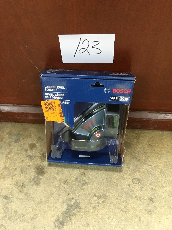 lot 122 image: Bosch Laser Level Square not used