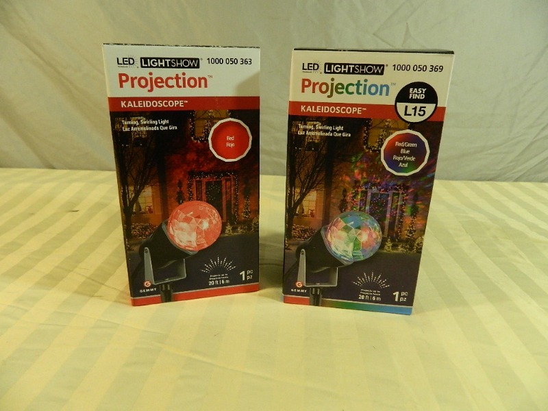 lot 22 image: 2 New Projection Kaleidoscope Lights