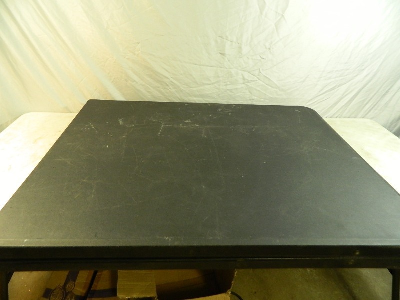 lot 95 image: Black Folding Poly Table