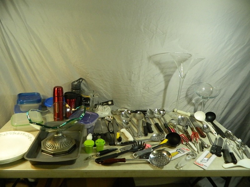 lot 101 image: Corelle, Utensils, More