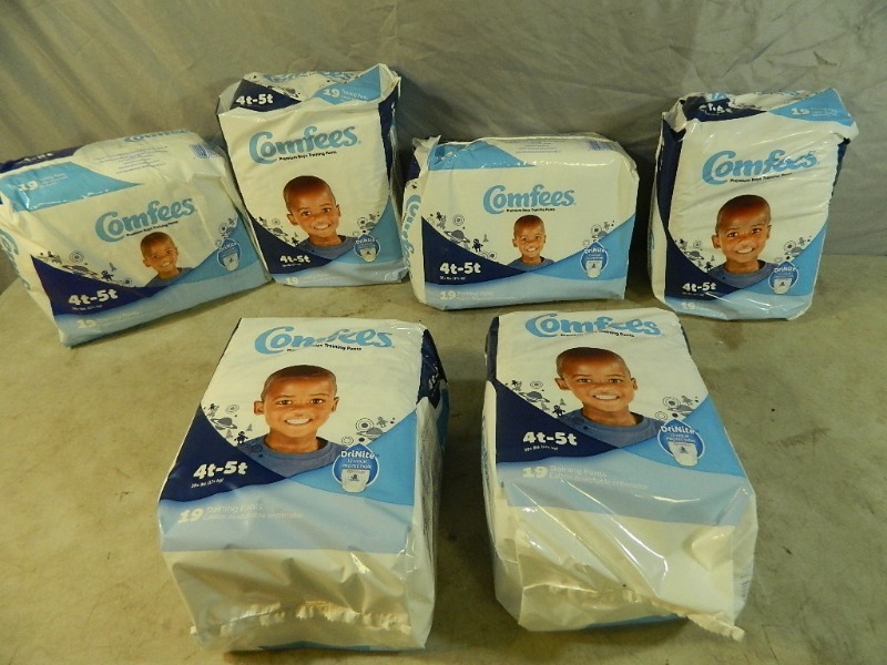 lot 105 image: 6 New Packages of Training Pants