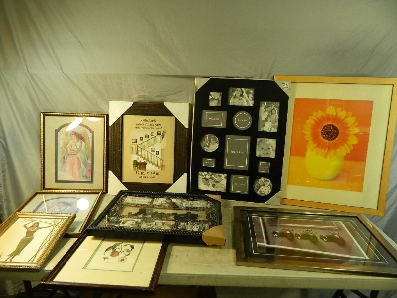 lot 112 image: Picture Frames and Framed Art