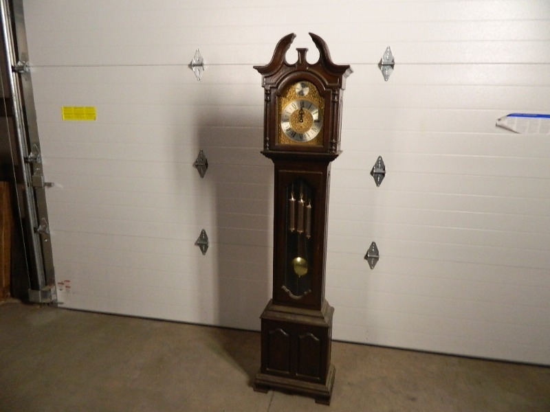 lot 149 image: Decorative Grandfather Clock