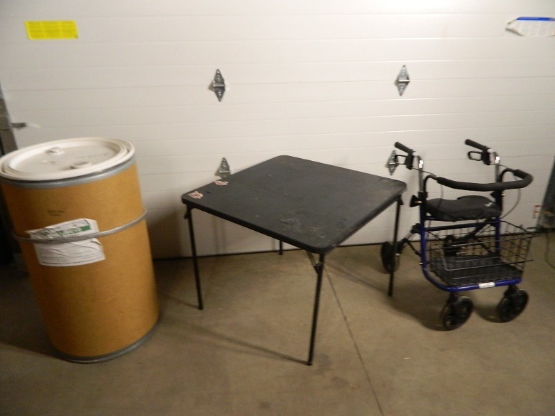 lot 151 image: Take What You Want, Walker, Table, Etc