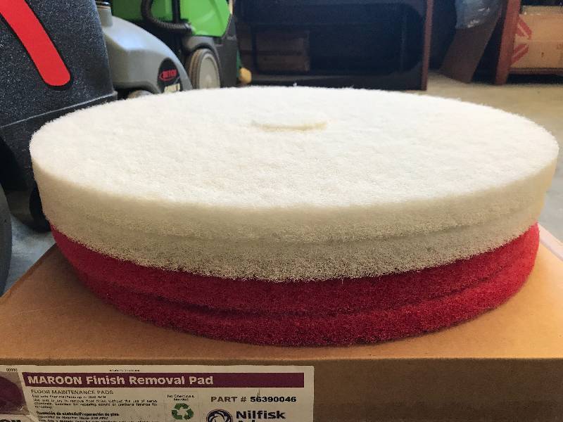 LOT OF 20 FLOOR SCRUBBER PADS
