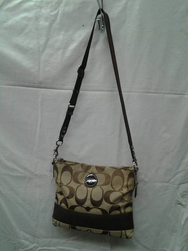 COACH Signature Handbag (Brown)
