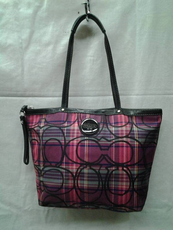 coach plaid handbags