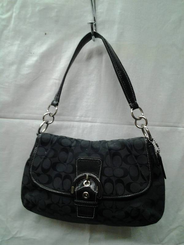 COACH Signature Handbag (Black)