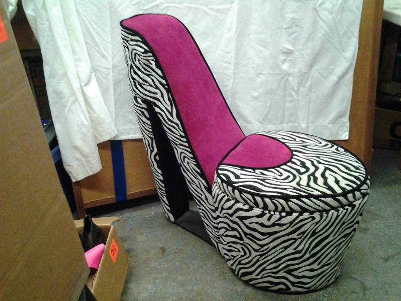 High Heel Shoe Storage Chair
