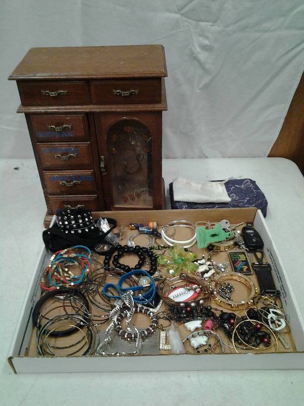 Jewelry Box & Jewelry
