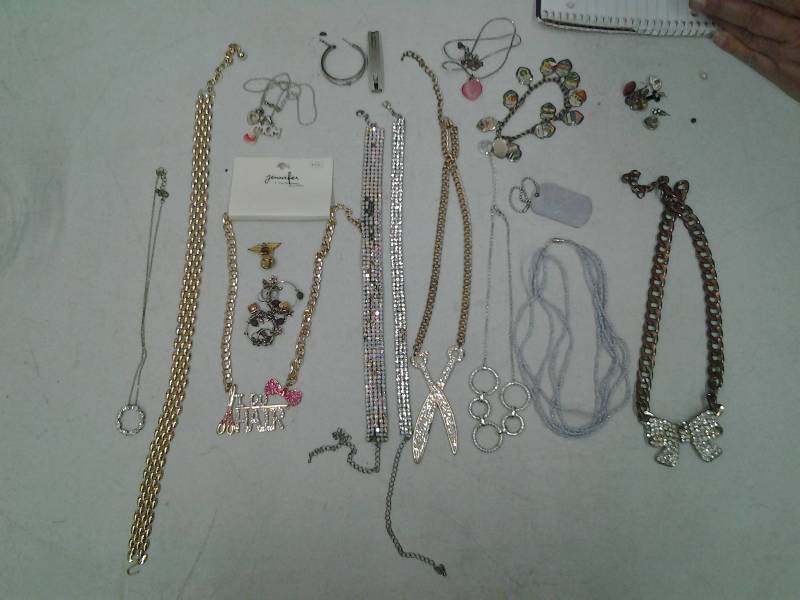 Organizer Box & Assorted Jewelry