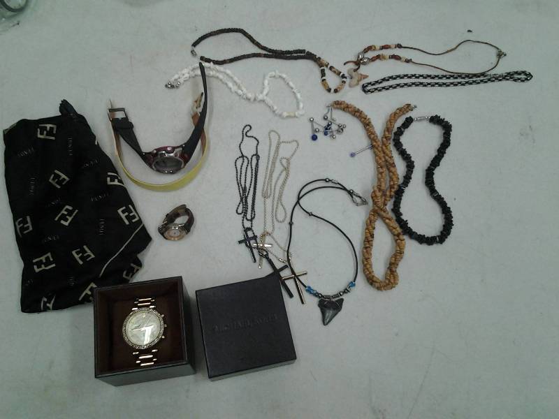 Michael Kors Ladies Watch (Cracked CrystalMissing Stones), Other Misc Watches & Jewelry