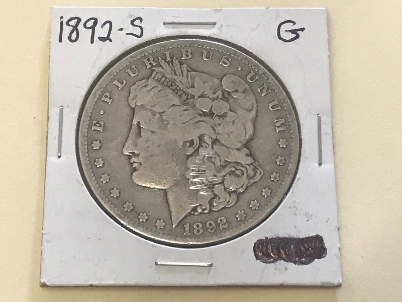 1892-S Morgan Silver Dollar ...